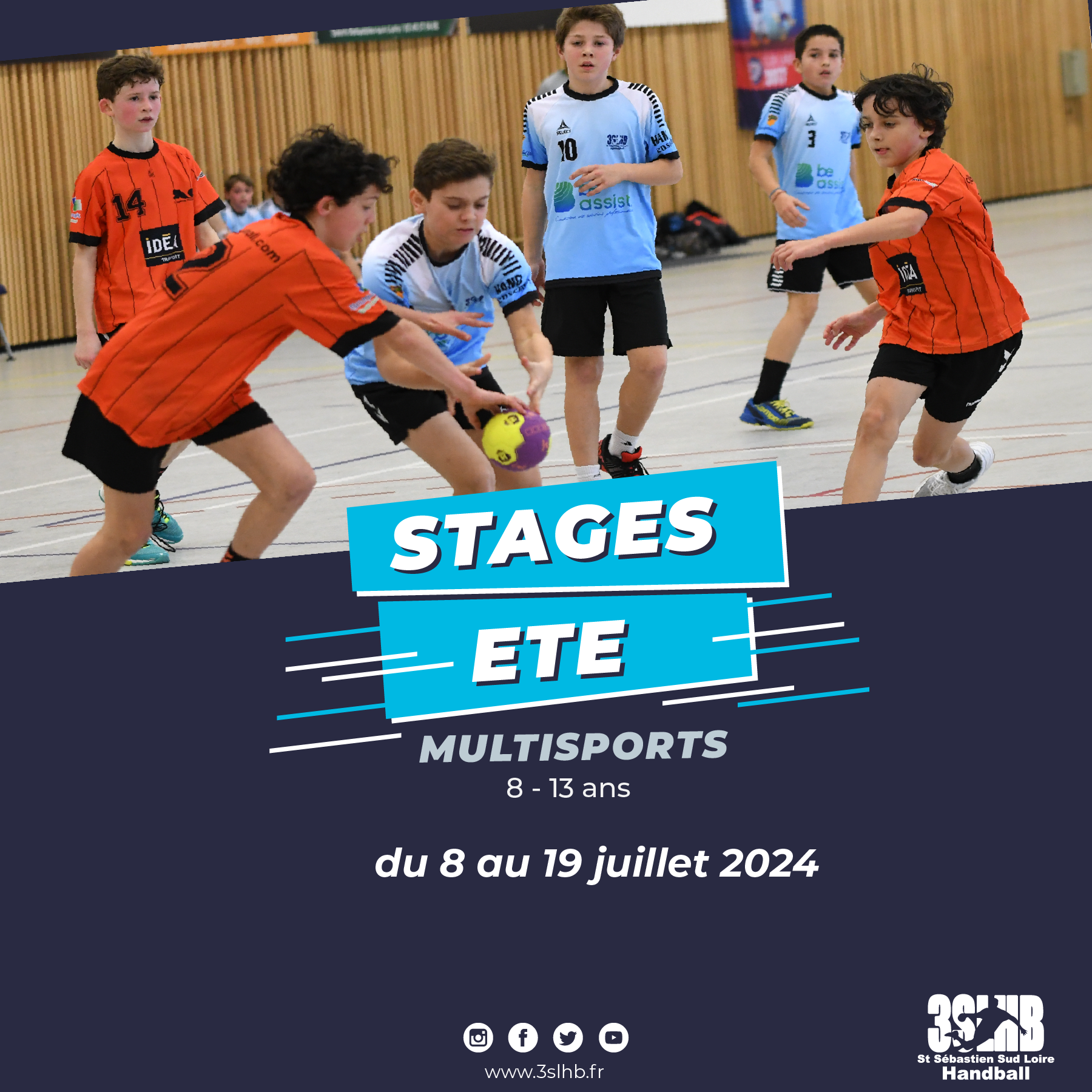 Stages d’été multisports au 3SLHB