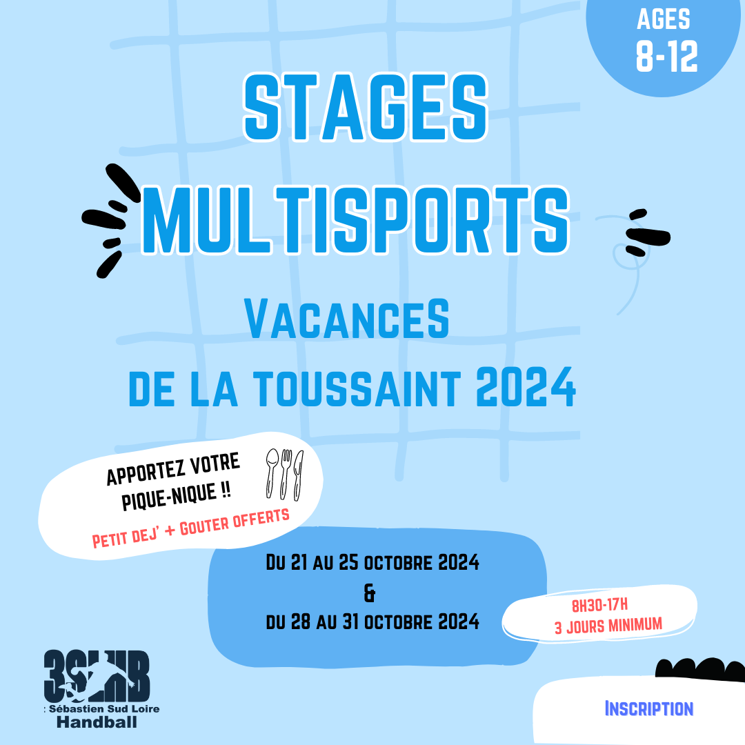 Stages multisports de la toussaint 2024