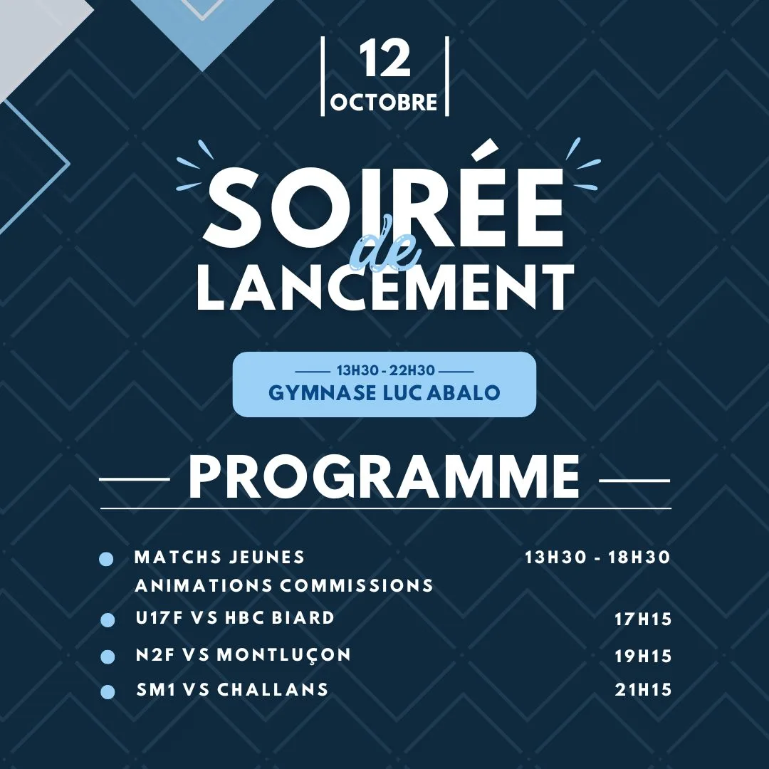 Soirée de lancement