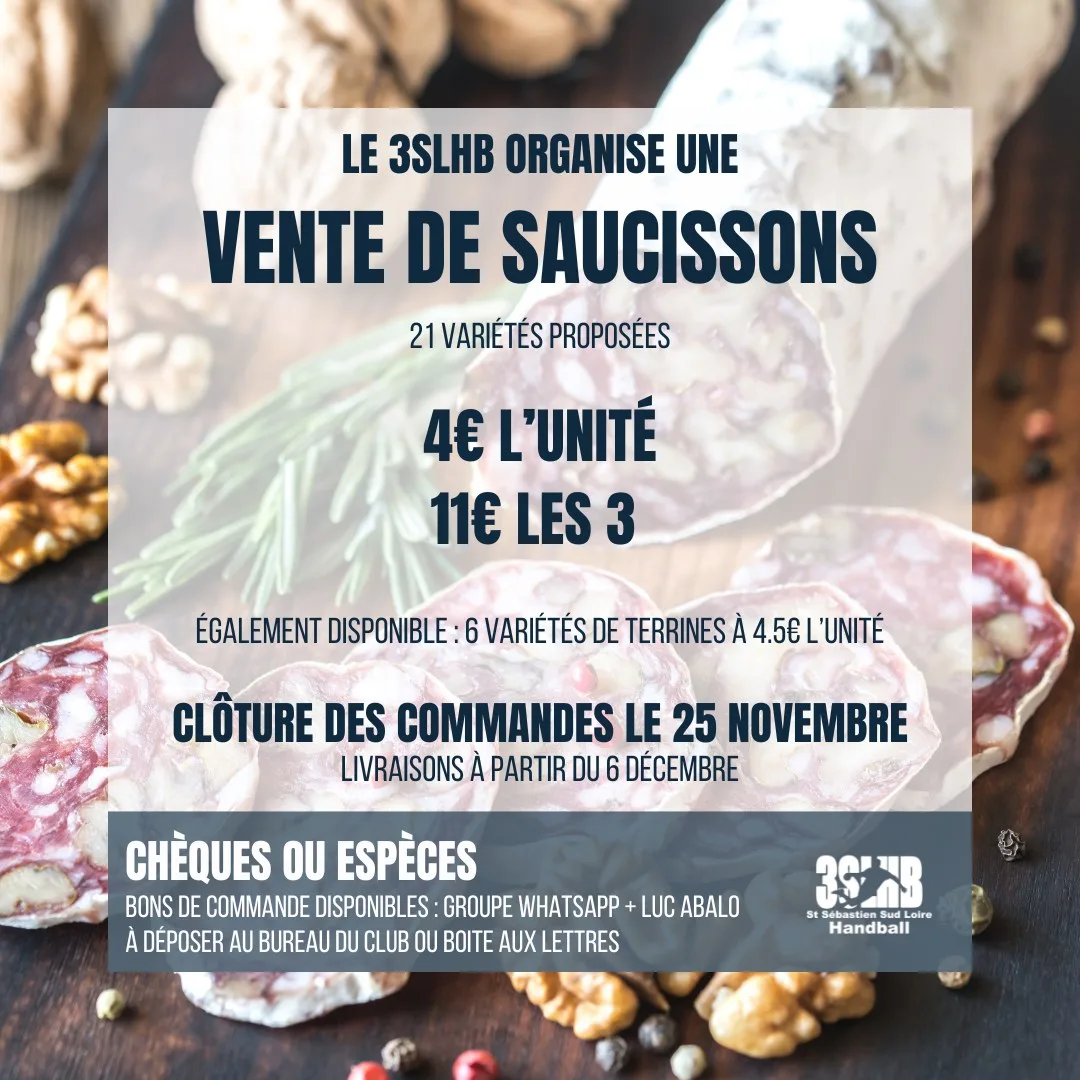 Vente de Saucissons